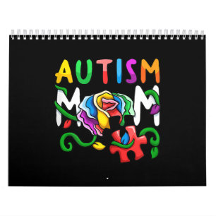 Calendário Autista Dia da Consciência do Autismo Mãe