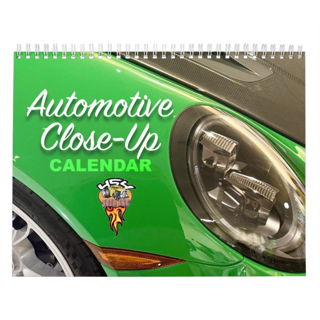 Calendário Automotive Close-Up Calendar (Capa)
