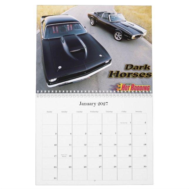 Calendário Automóvel (Jan 2027)