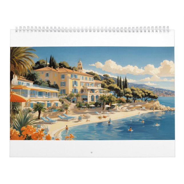 Calendário Aventuras de viagens vintage (Capa)