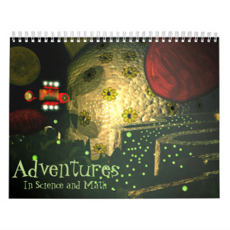 Calendário Aventuras na Ciência e Matemática