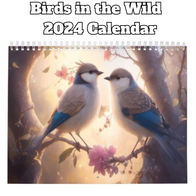 Calendário Aves bonito 2024 (Criador carregado)