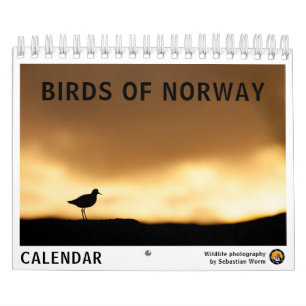 Calendário Aves da Noruega em 2026