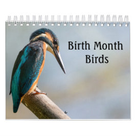 Calendário Aves do Mês de Nascimento