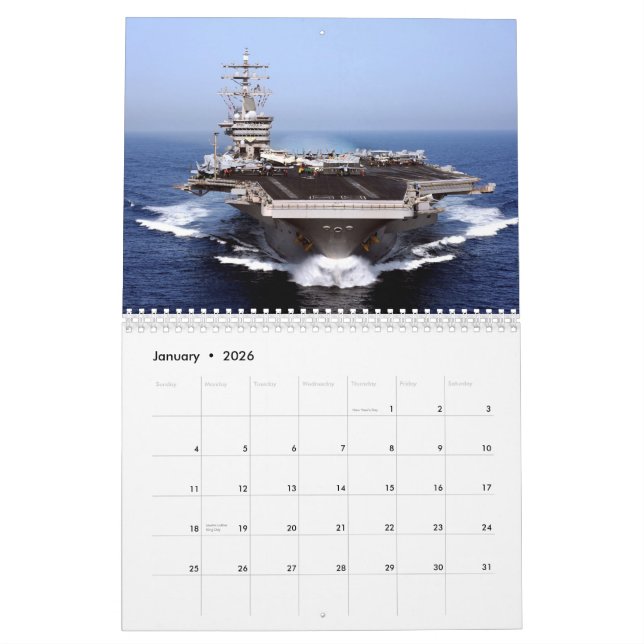 Calendário AVIAÇÃO NAVAL 2011 - personalizada (Jan 2026)