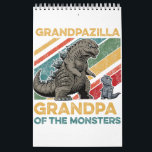 Calendário Avô De Monstros Halloween Christm<br><div class="desc">Abraçar o espírito monstruoso do Halloween e do Natal com a nossa camiseta da família "Grandpazilla". Uma mistura única de diversão assustadora e festiva!</div>