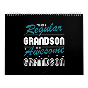 Calendário Avô Gift   Im Não É Um Neto Regular