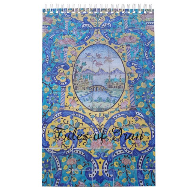 Calendário Azulejos da arquitetura de Irã (Capa)