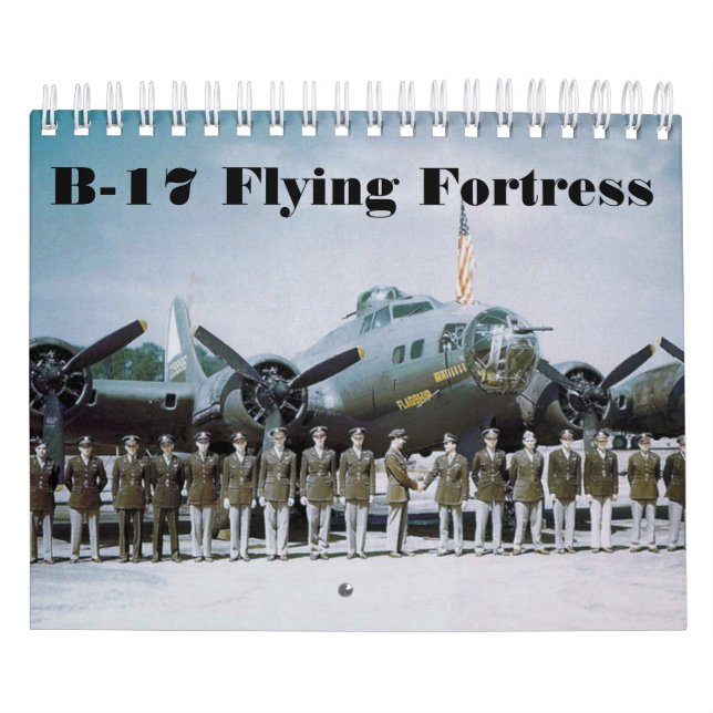 Calendário B-17 Fortaleza Voadora (Capa)