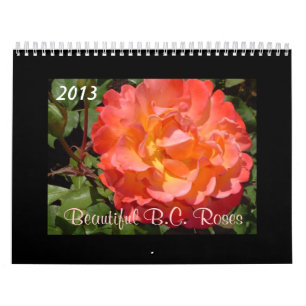 Calendário B.C. rosas bonitos 2013
