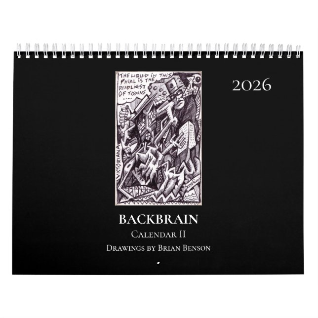 Calendário Backbrain Calendar II 2026 (Capa)