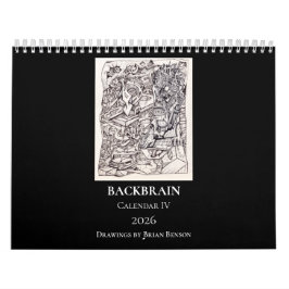 Calendário Backbrain Calendar IV 2026 Double-page