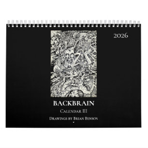 Calendário Backbrain III 2026 (Duas Páginas)