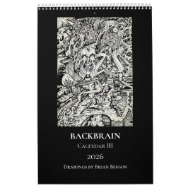 Calendário Backbrain III 2026 (Página Única)