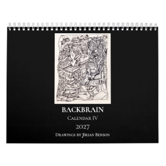 Calendário Backbrain IV 2024 Dupla-página