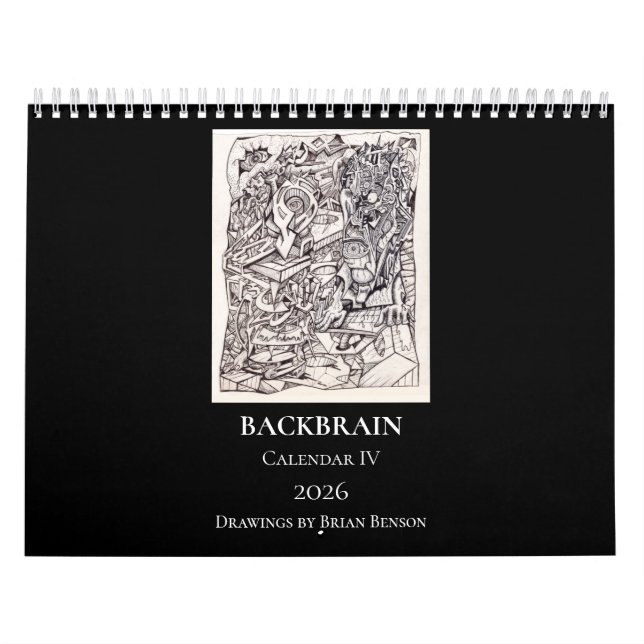Calendário Backbrain IV 2026 Dupla-página (Capa)