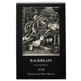 Calendário Backbrain V, 2026, Página Única