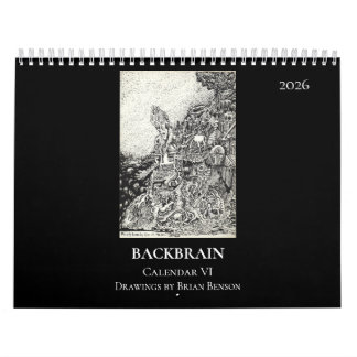 Calendário Backbrain VI, 2026, Dupla Página