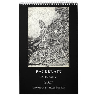 Calendário Backbrain VI, 2027, Página Única