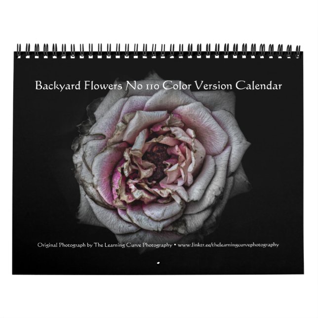 Calendário Backyard Flowers No 110 Color Version (Capa)