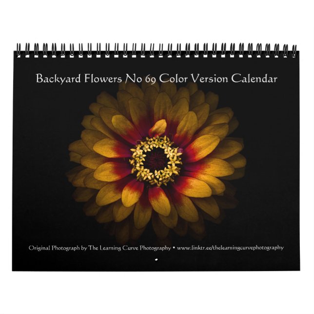 Calendário Backyard Flowers No 69 Color Version (Capa)