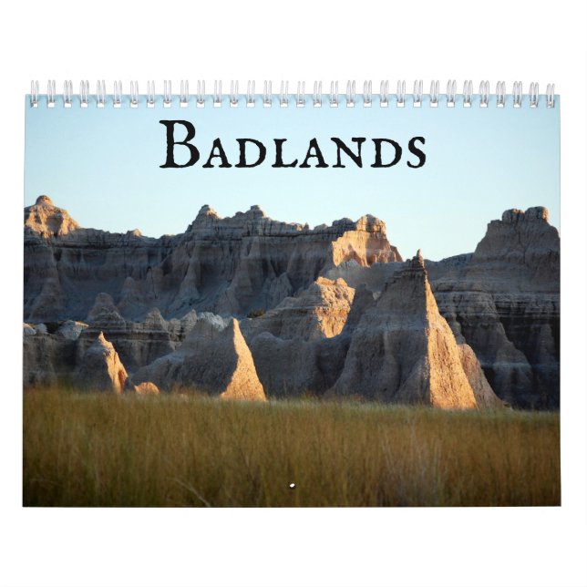 Calendário Badlands of South Dakota (Capa)