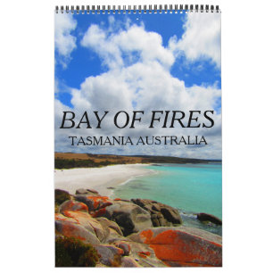Calendário Baía de Fires Tasmânia