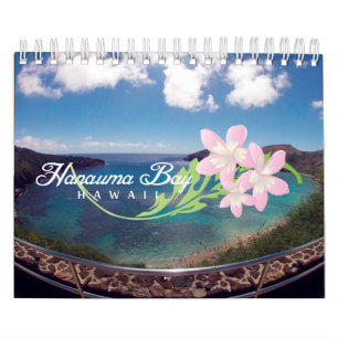 Calendário Baía Havaí de Hanauma
