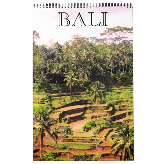 Calendário Bali Indonésia (Capa)