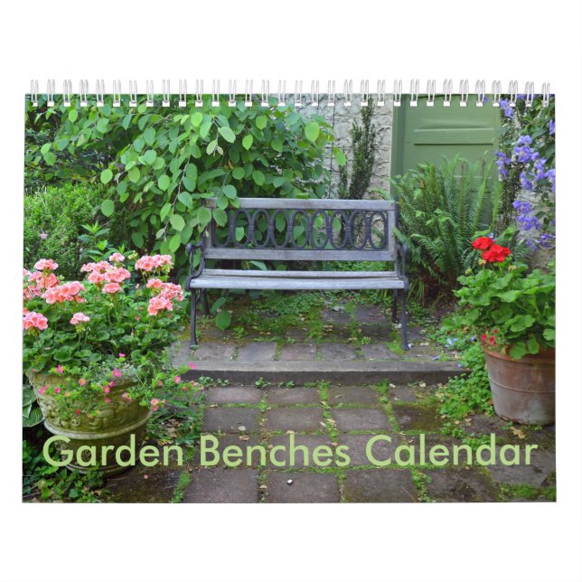 Calendário Bancos do jardim (Capa)