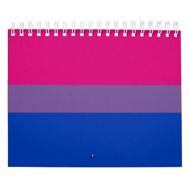 Calendário Bandeira do Orgulho Bissexual (Capa)