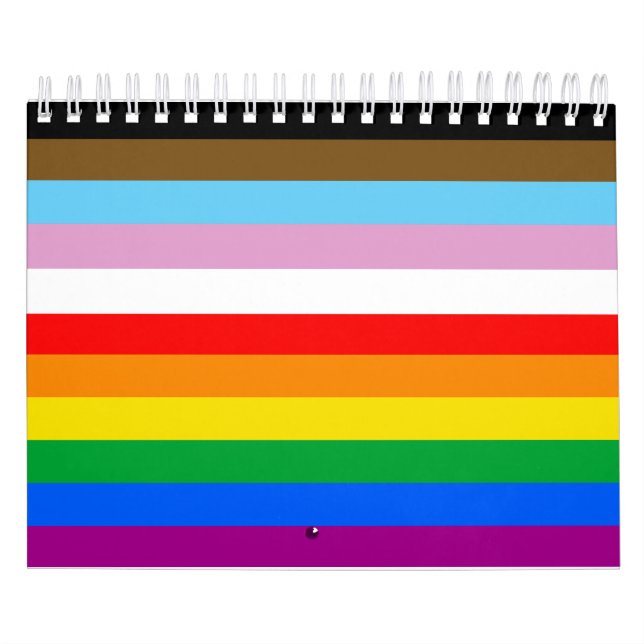 CALENDÁRIO BANDEIRA DO ORGULHO INCLUSIVA LGBTQ+ (Capa)