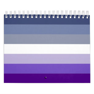 Calendário Bandeira do Orgulho Lésbico Butch