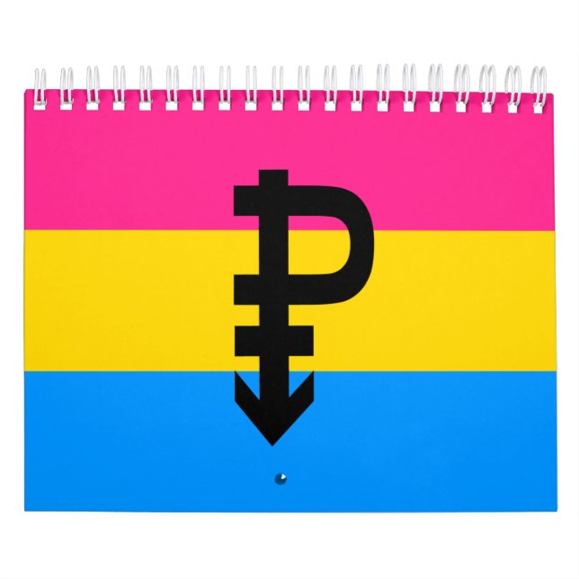 Calendário Bandeira do Orgulho Pansexual (Capa)