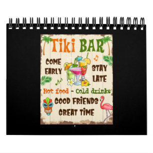 Calendário Bar Tiki