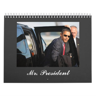 Calendário Barack Obama - Sr. presidente