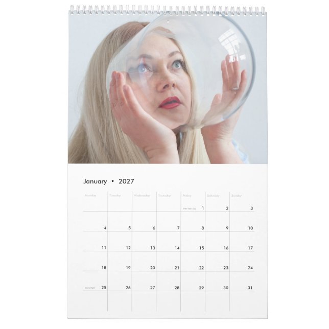 Calendário Barbara Calendar 2022 (Jan 2027)