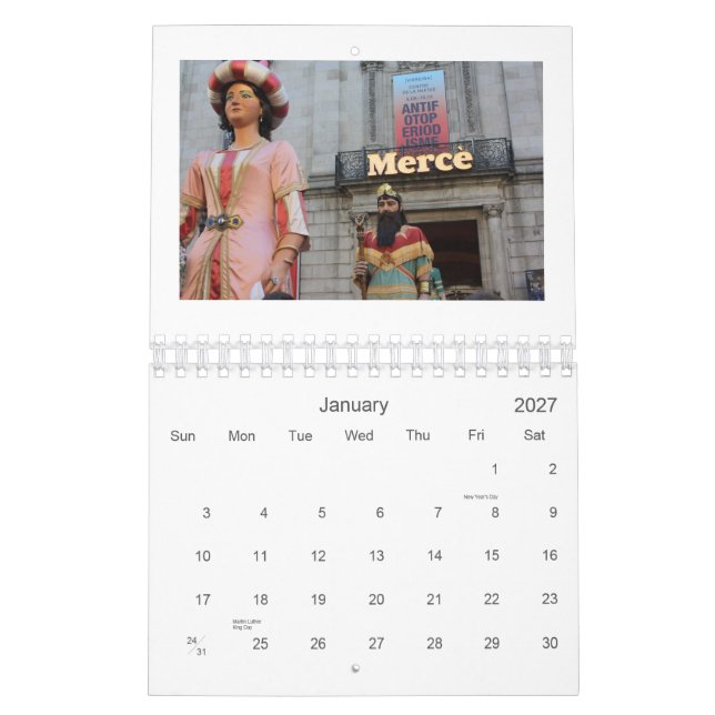 Calendário Barcelona 2011 (Jan 2027)