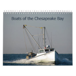 Calendário Barcos da baía de Chesapeake