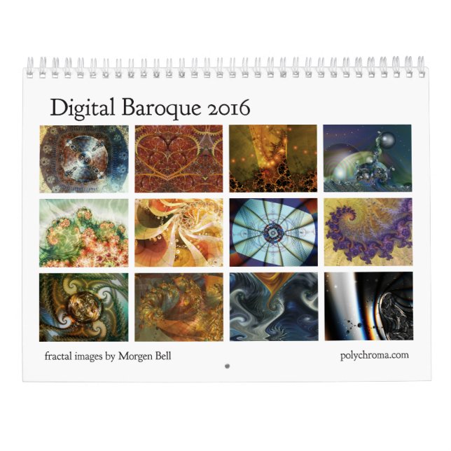 Calendário Barroco Digital 2016 (Verso)
