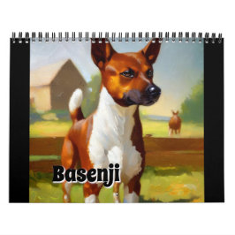 Calendário Basenji Dog