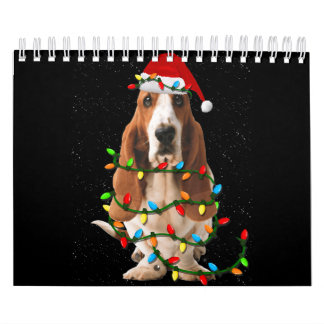 Calendário Basset hound hound amor de cão