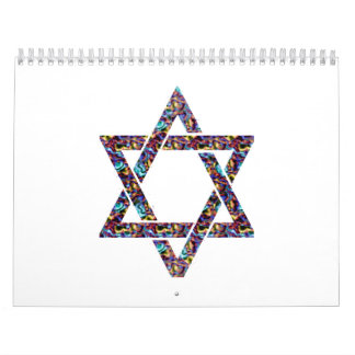 Calendário batik da estrela