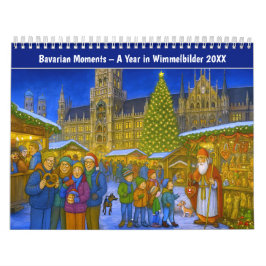 Calendário Bavarian Moments – A Year in Wimmelbilder