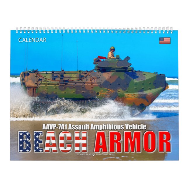 Calendário BEACH ARMOR - Veículo Anfíbio Contra Agressões (Capa)