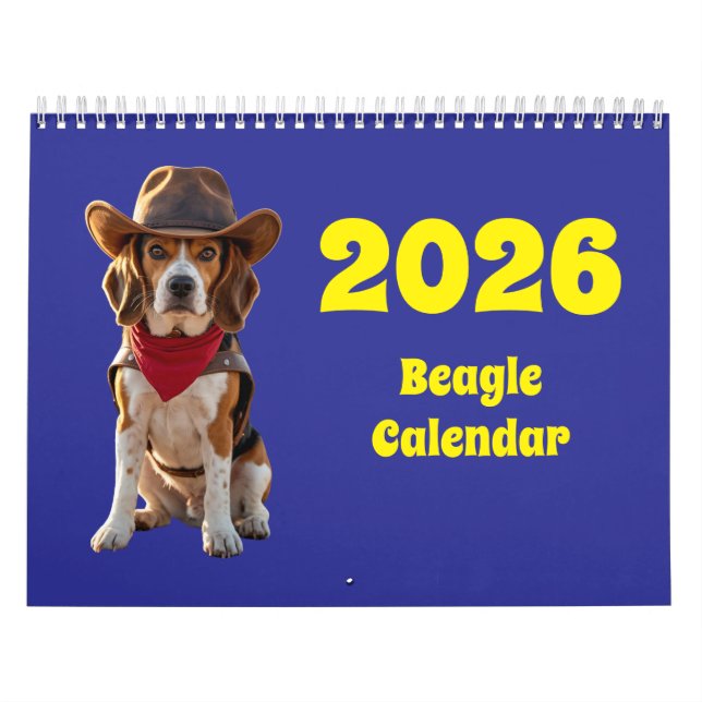 Calendário Beagle Calendar (Capa)