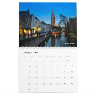 Calendário Beautiful Europe 2023 calendar