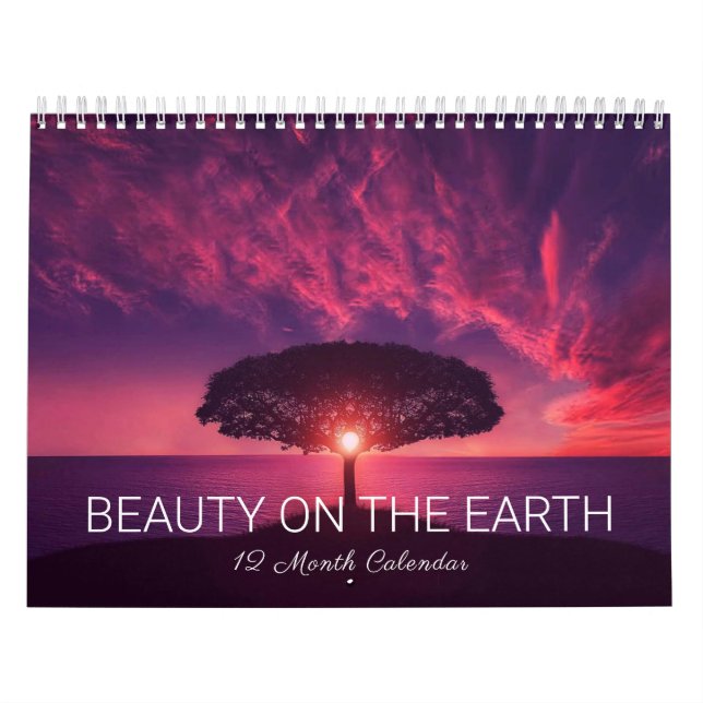 Calendário Beauty on the Earth Scenery and Animals Calendar (Capa)