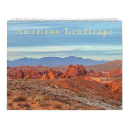 Calendário Bela Paisagem Americana