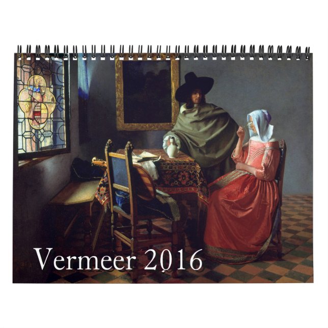 Calendário Belas artes de Vermeer (Capa)